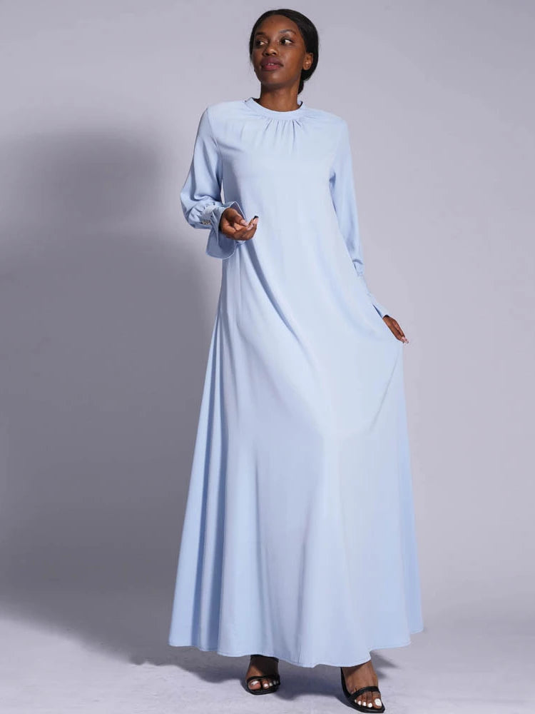 High-Neck Maxi Prayer Dress, Maxi Dress for women — SITRĀ