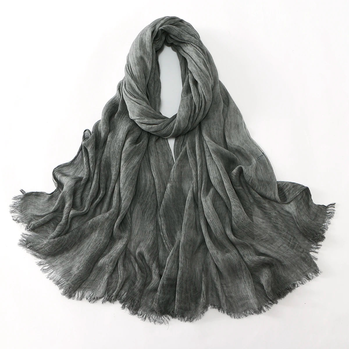 Crinkle Pleated Tie-Dye Hijab — view 62 of 83