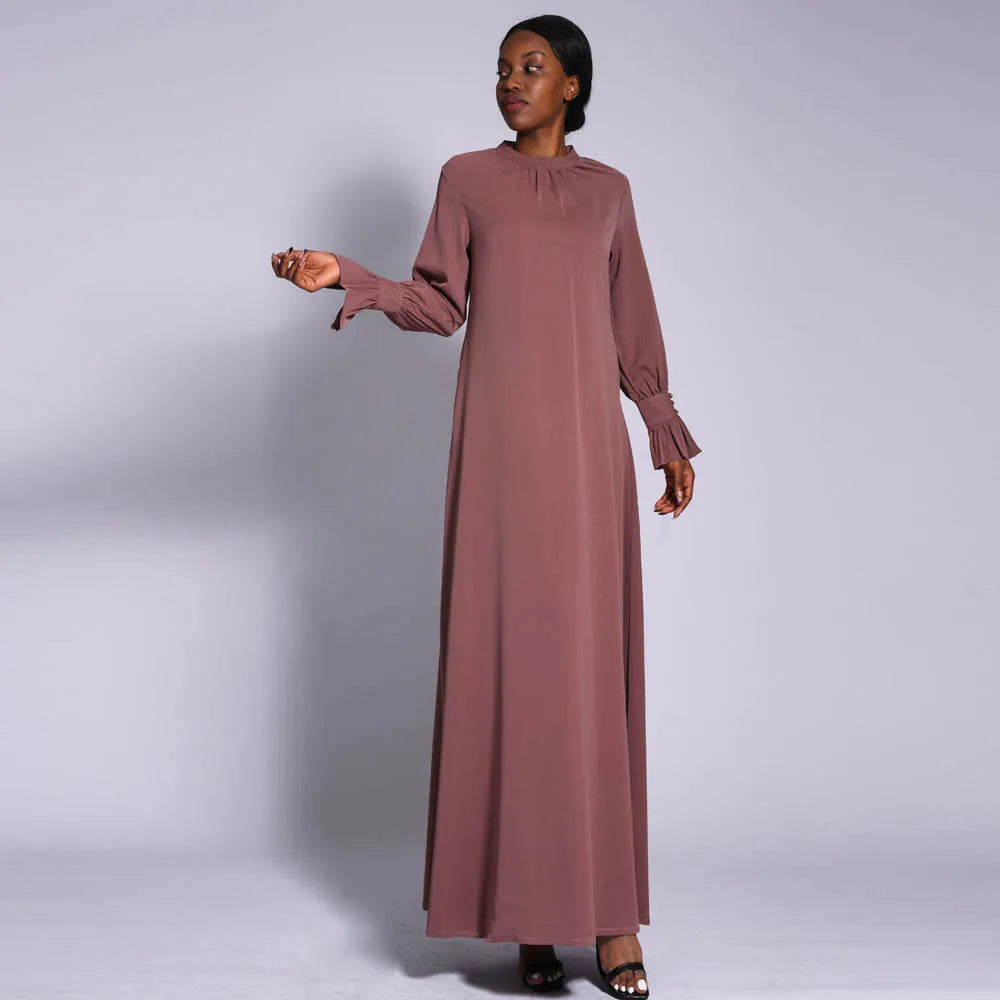 High-Neck Maxi Prayer Dress — view 18 of 32