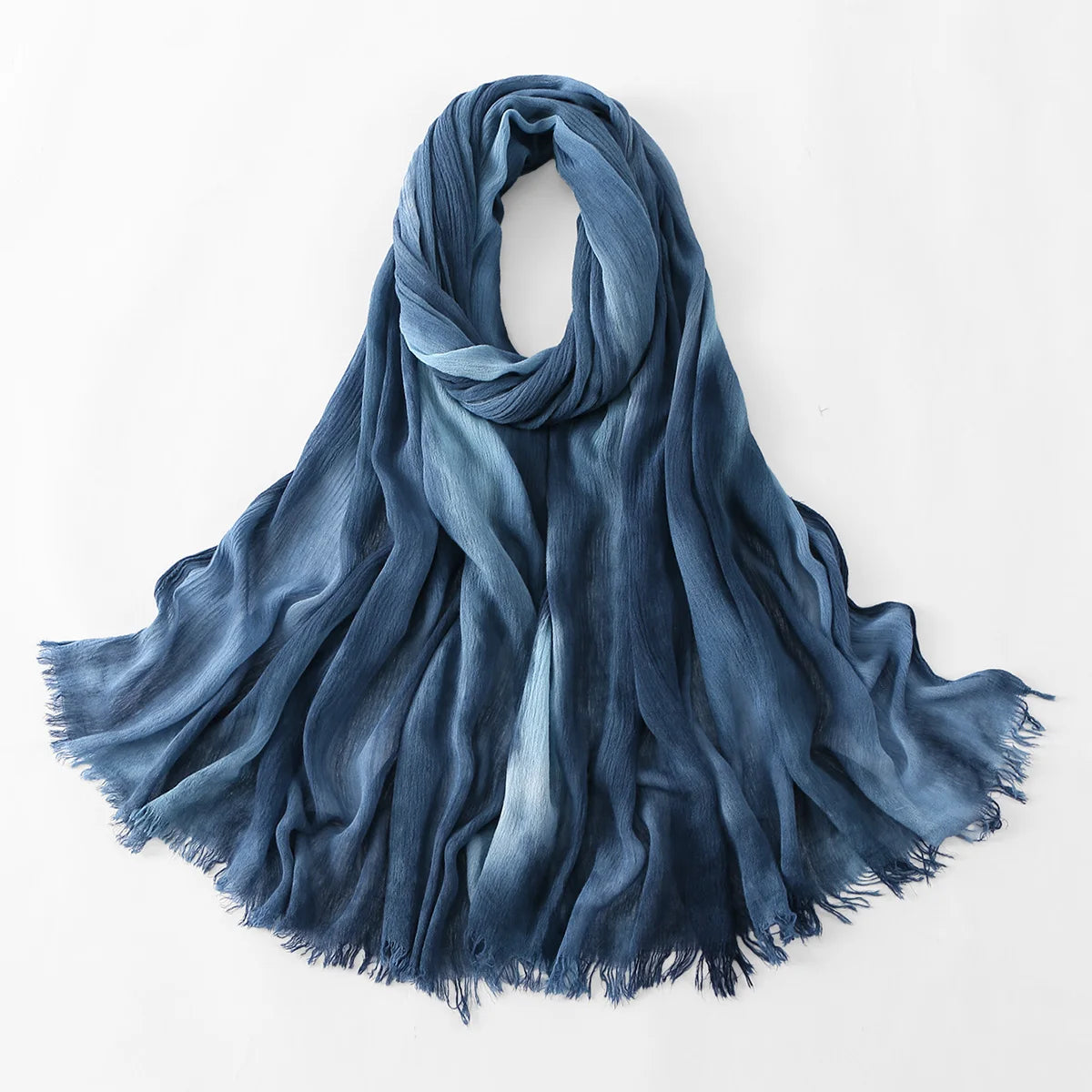 Crinkle Pleated Tie-Dye Hijab — view 71 of 83