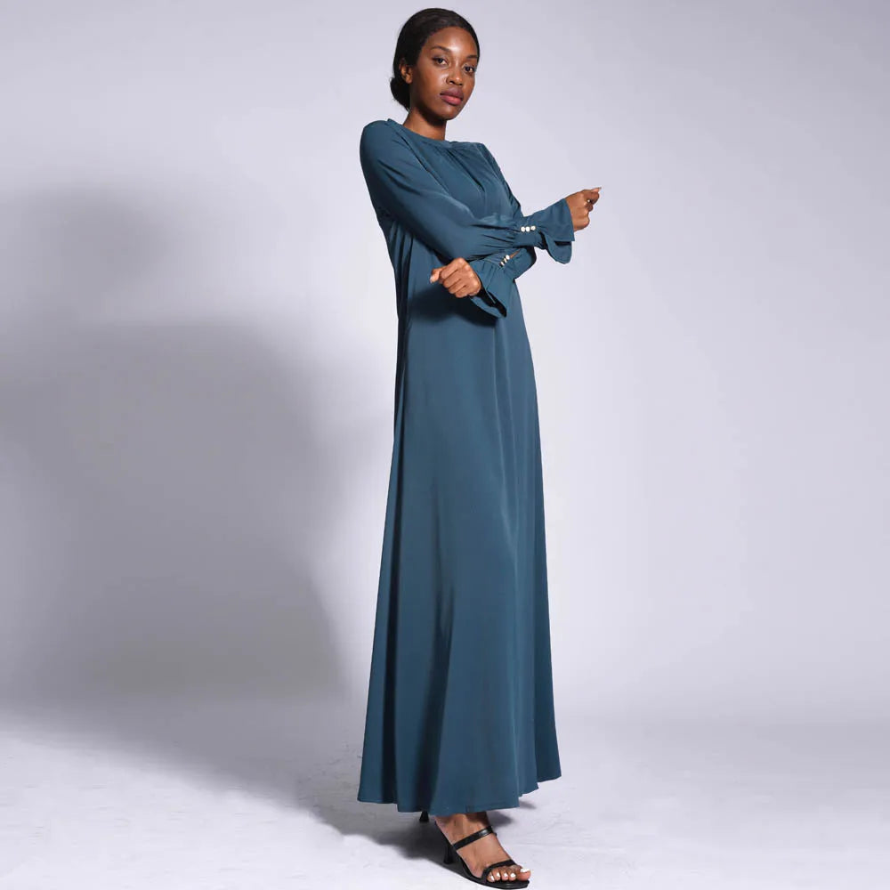 High-Neck Maxi Prayer Dress — view 25 of 32