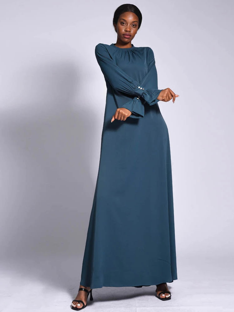 High-Neck Maxi Prayer Dress — view 31 of 32