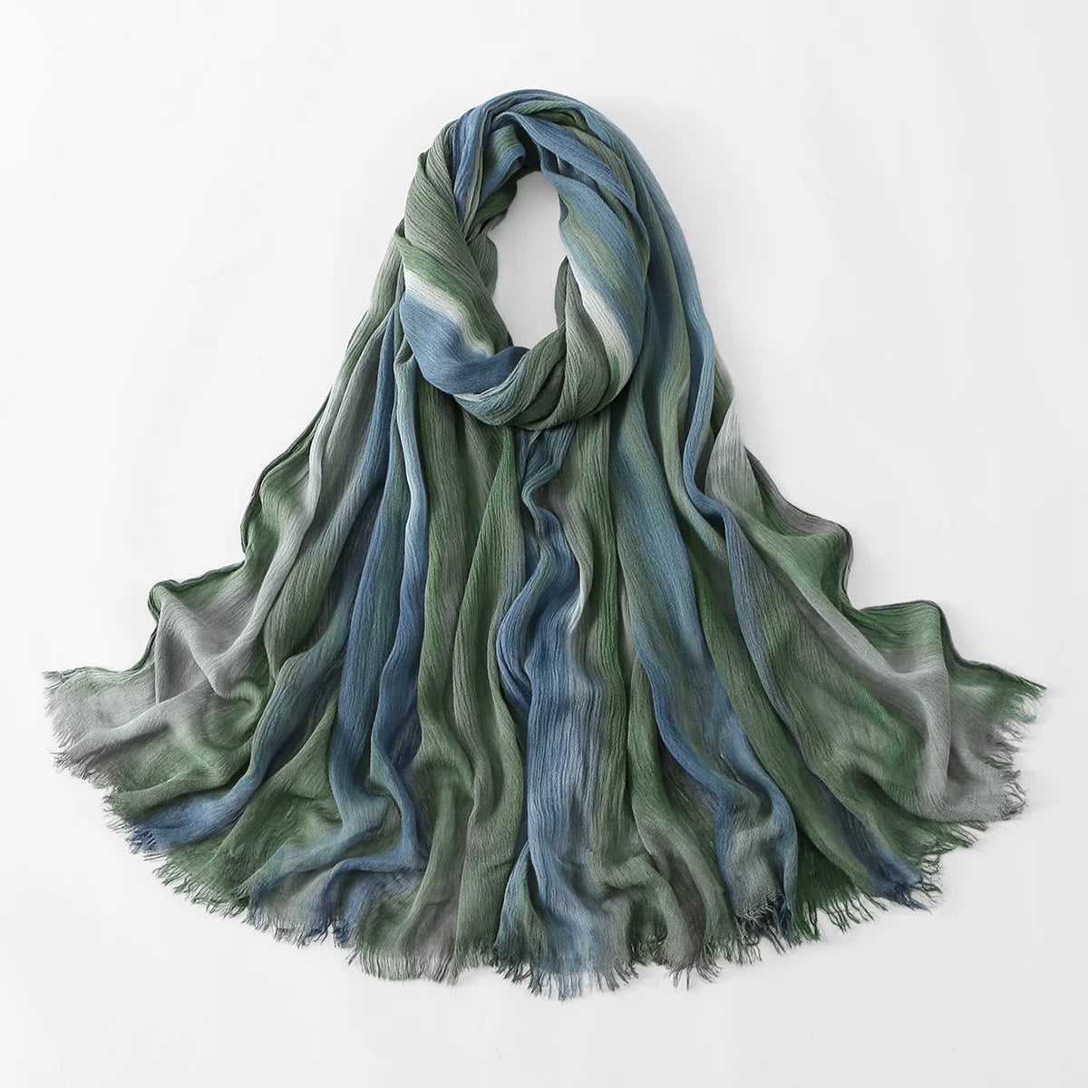 Crinkle Pleated Tie-Dye Hijab — view 78 of 83