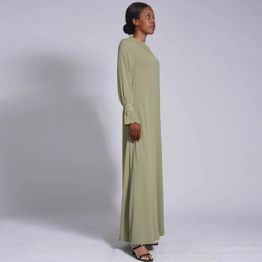 High-Neck Maxi Prayer Dress — view 22 of 32
