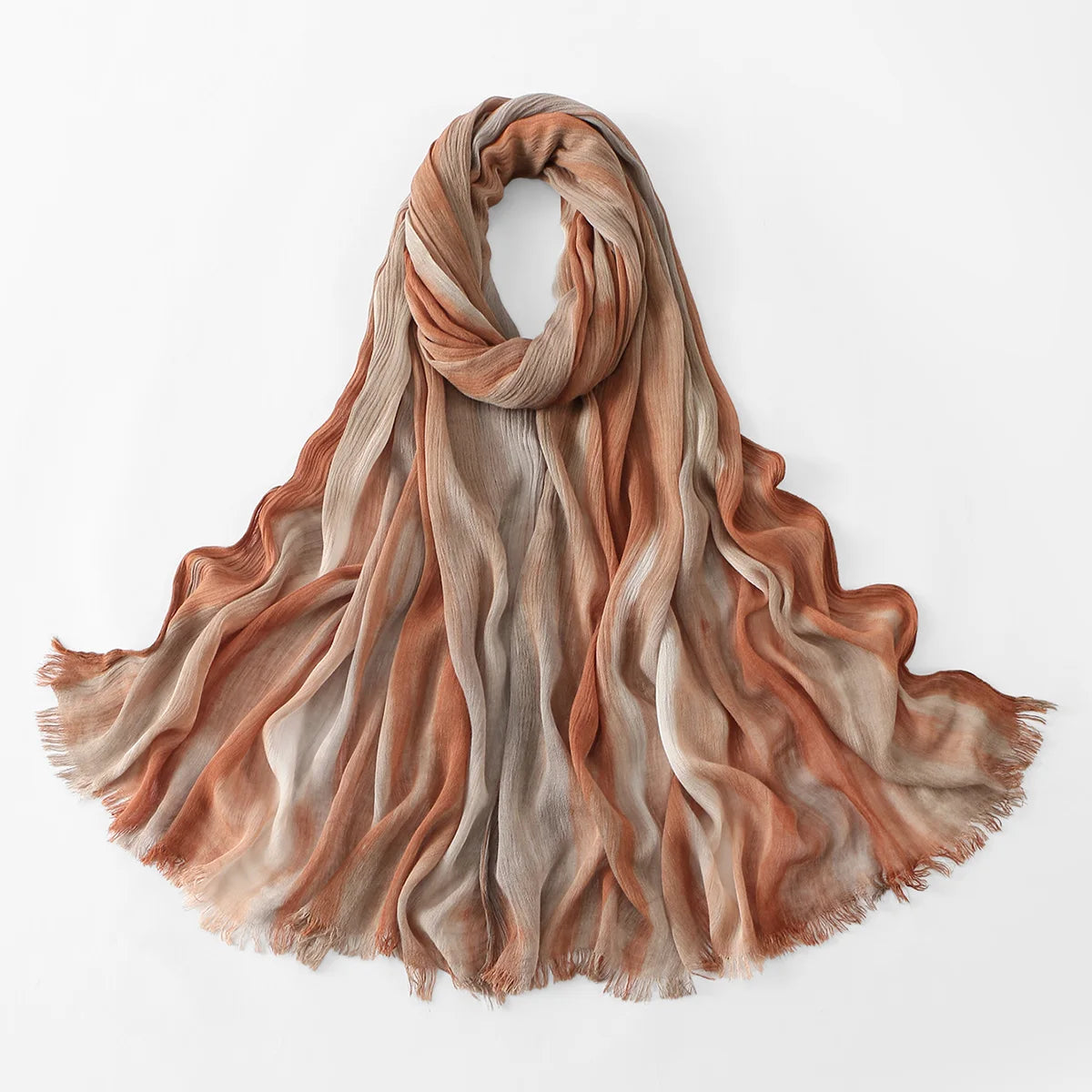 Crinkle Pleated Tie-Dye Hijab — view 59 of 83