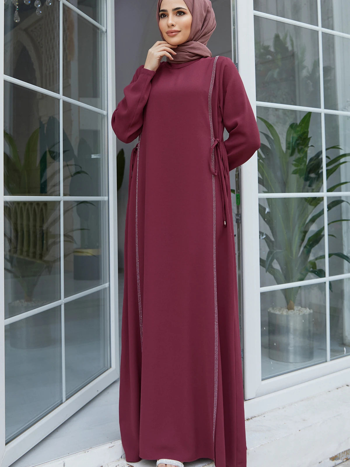 Everyday Abaya with Diamanté Detail