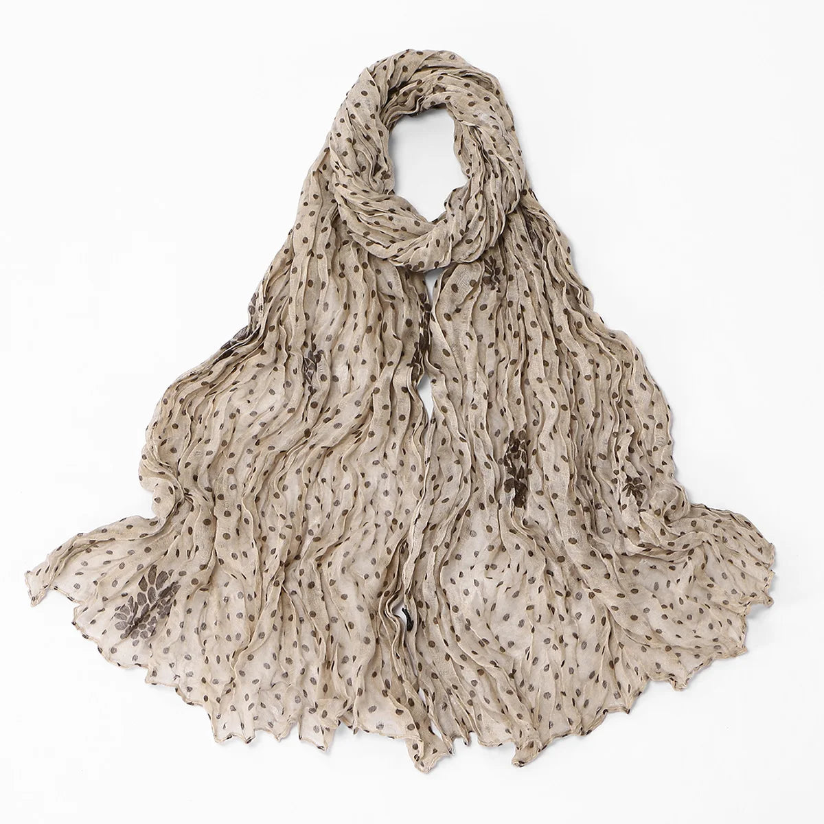 Crinkle Pleated Tie-Dye Hijab — view 52 of 83