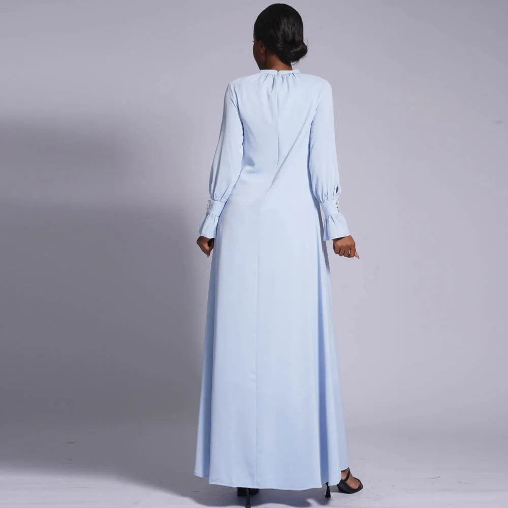 High-Neck Maxi Prayer Dress — view 17 of 32