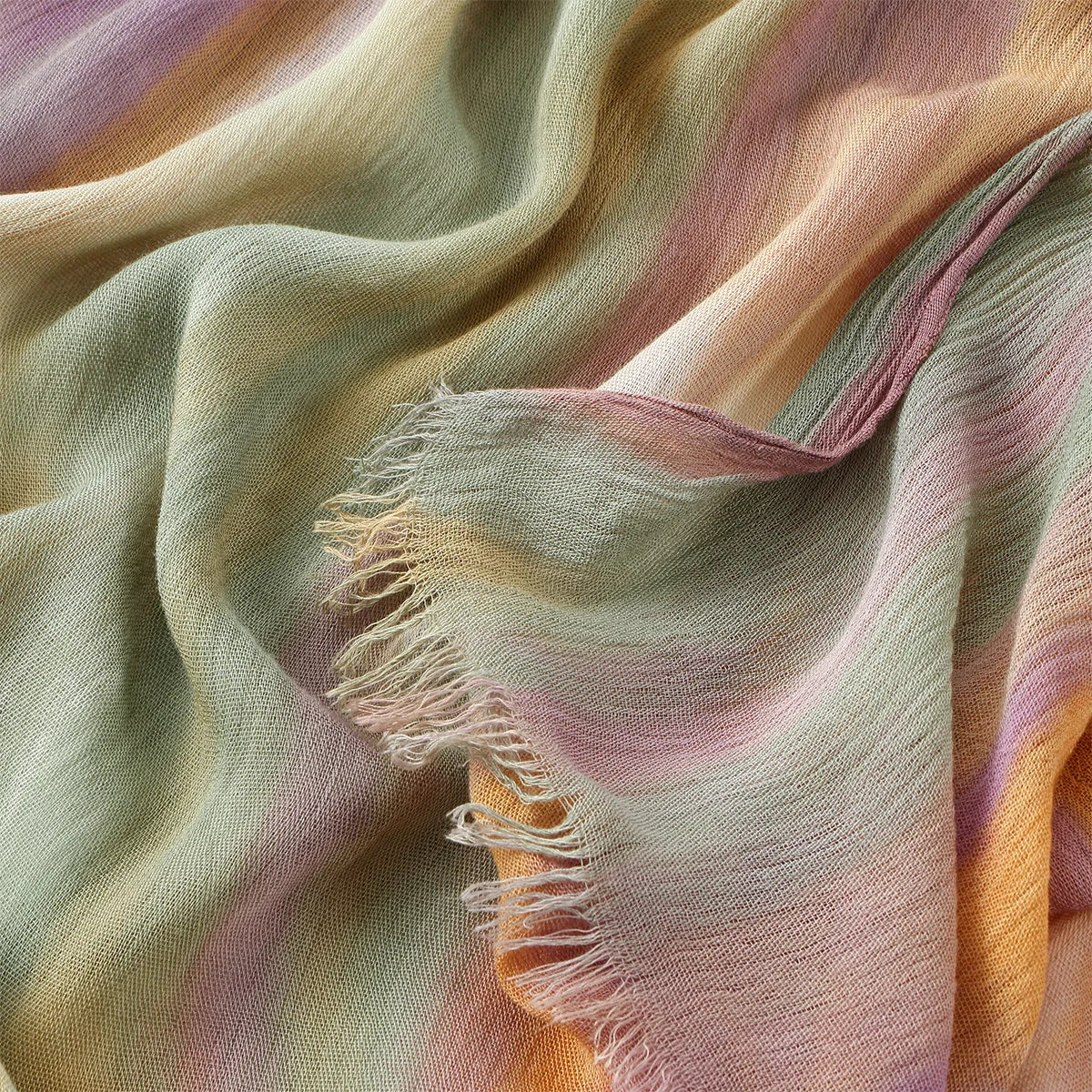 Crinkle Pleated Tie-Dye Hijab — view 21 of 83