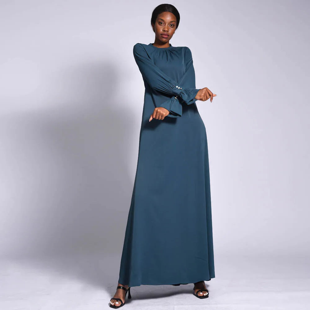 High-Neck Maxi Prayer Dress — view 24 of 32