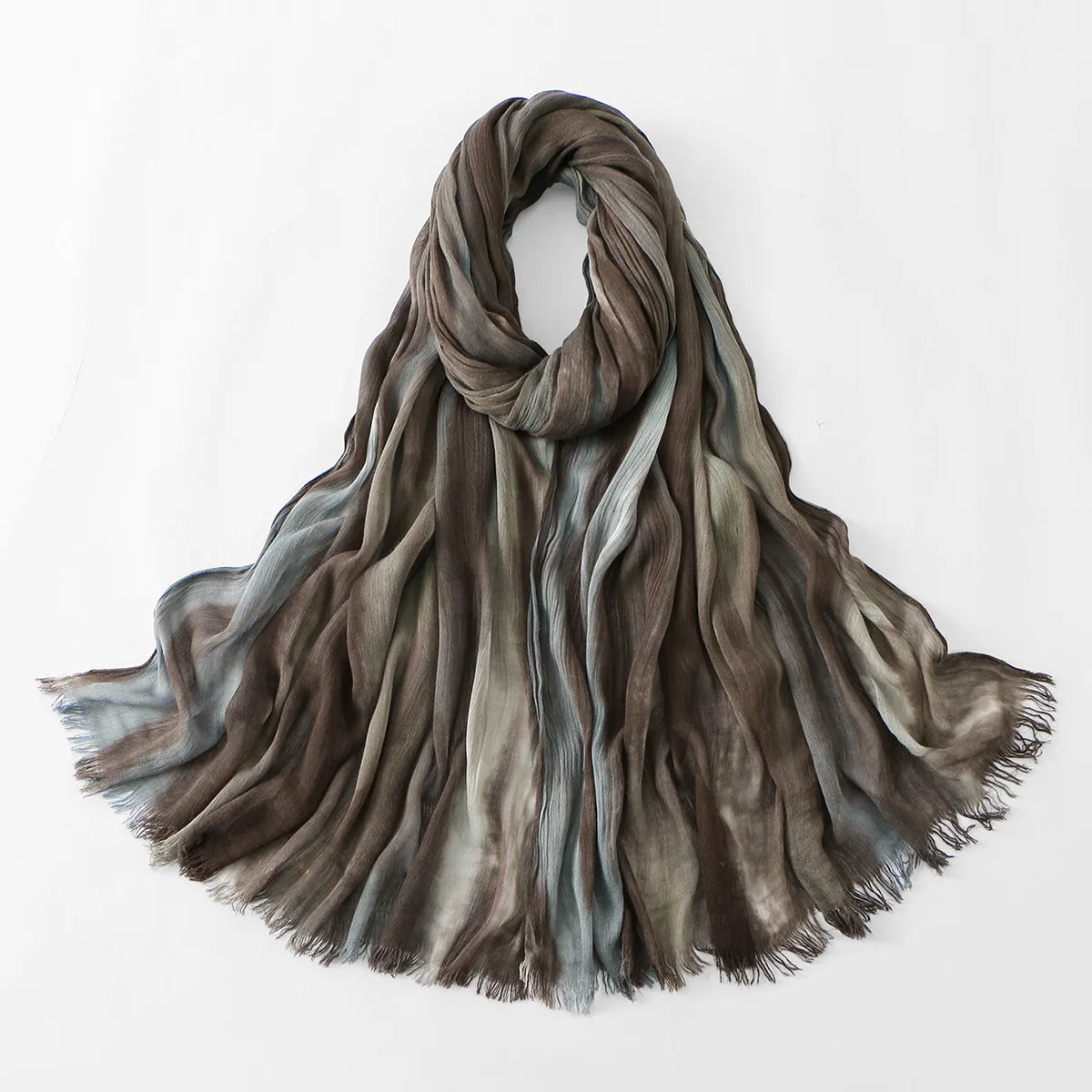 Crinkle Pleated Tie-Dye Hijab — view 64 of 83