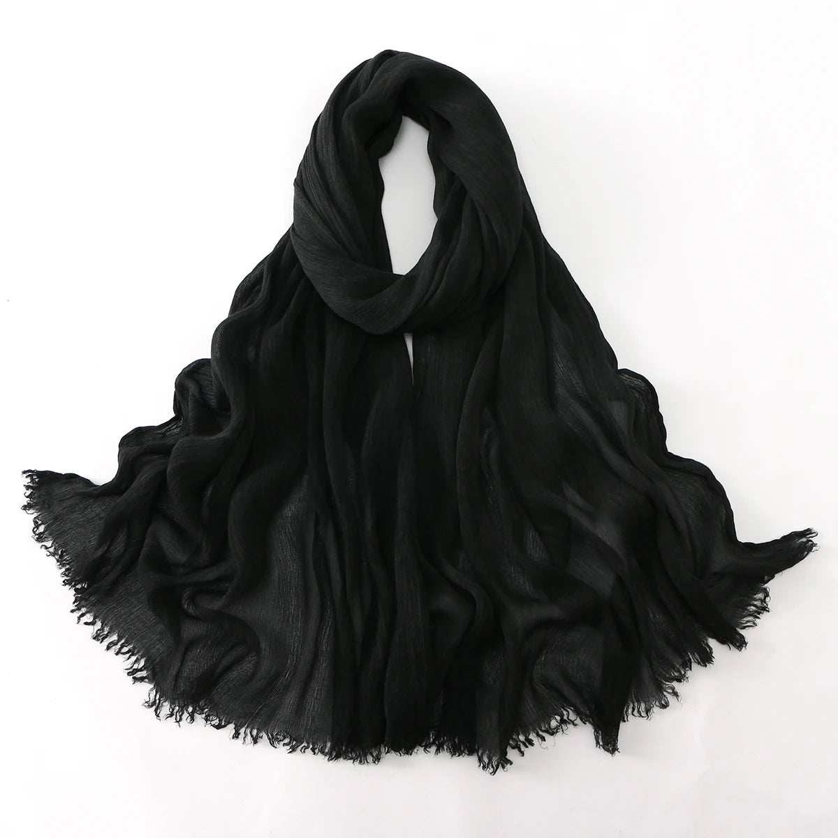 Crinkle Pleated Tie-Dye Hijab — view 65 of 83