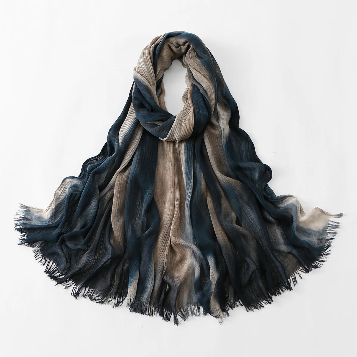 Crinkle Pleated Tie-Dye Hijab — view 63 of 83