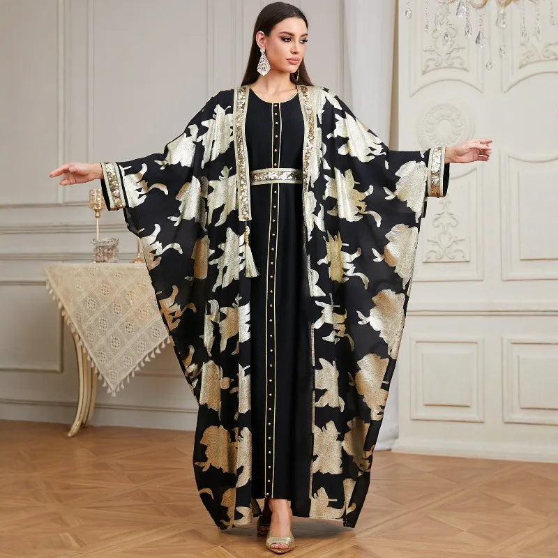 Karima Beaded Two-Piece Abaya Set — view 23 of 23