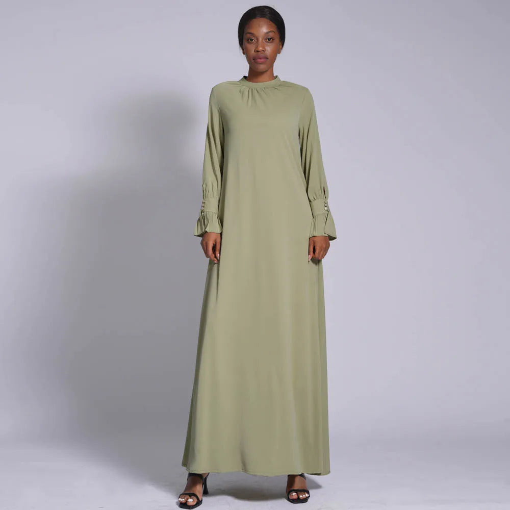 High-Neck Maxi Prayer Dress — view 21 of 32