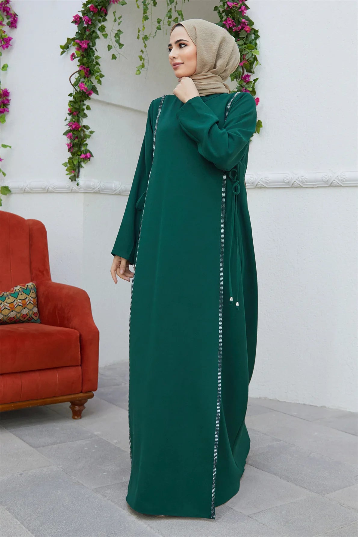 Everyday Abaya with Diamanté Detail