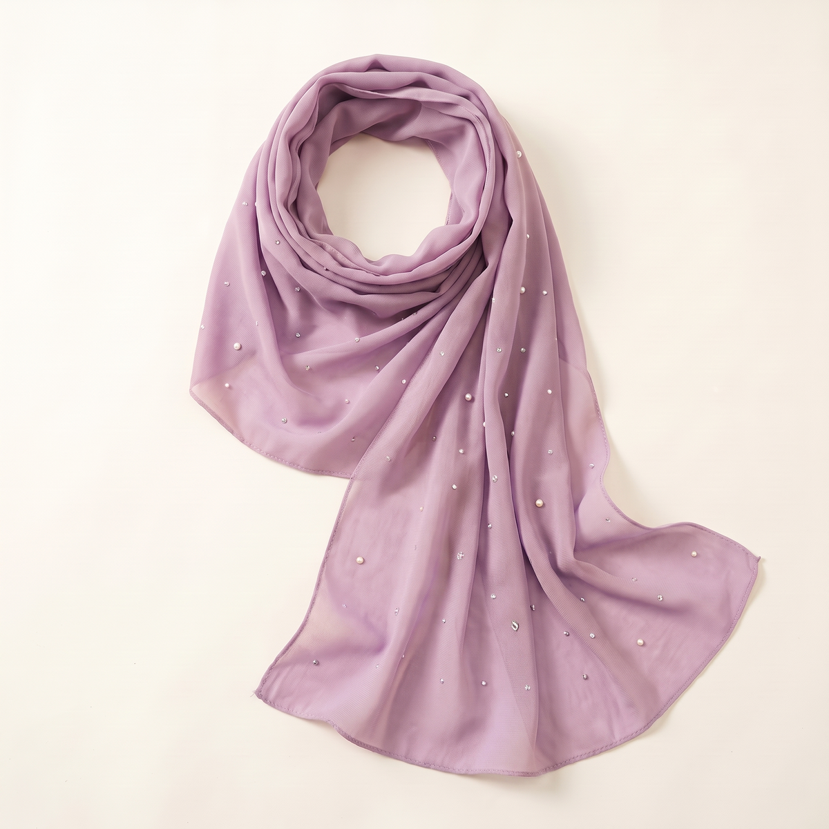 Lamya evening instant hijab in lilac
