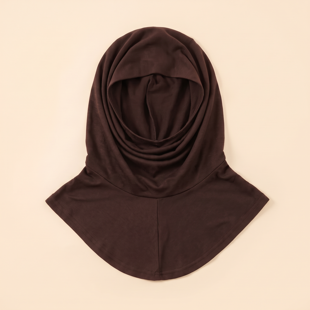 Underscarf cap in chocolate