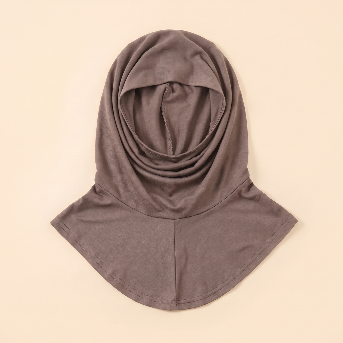 Underscarf cap in taupe