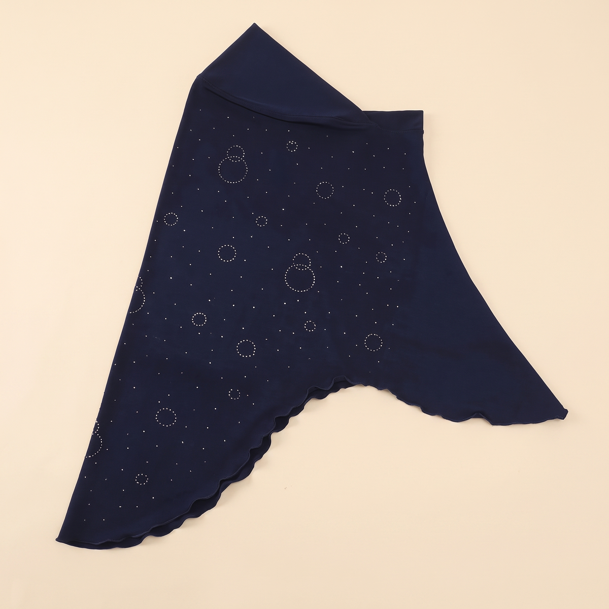 Crystal-Set Ready to Wear Hijab in Navy