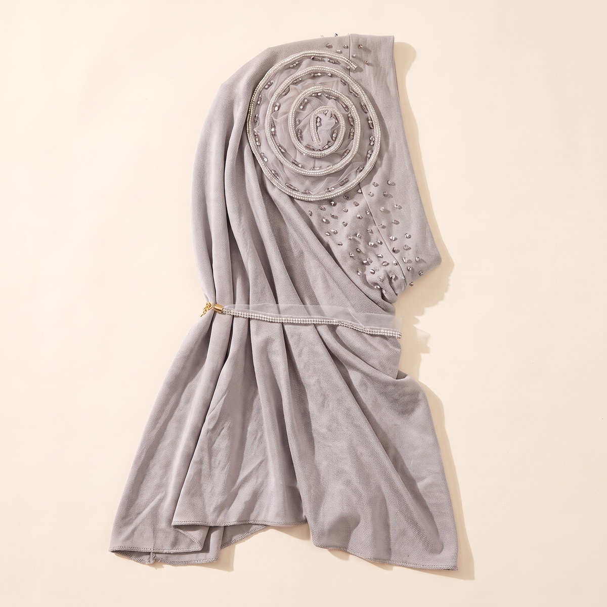 Everyday Slip-On Instant Hijab – Grey