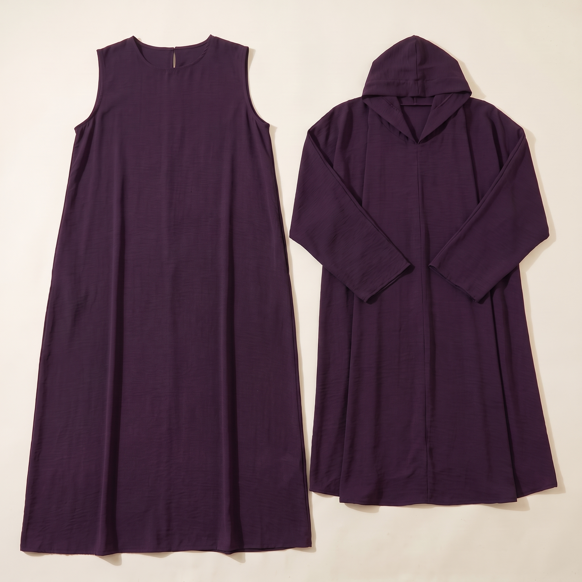 Full-Cover Khimar Prayer Set – Purple