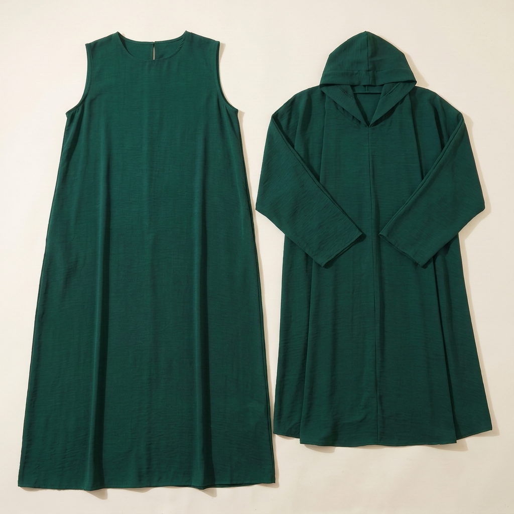 Full-Cover Khimar Prayer Set – Green