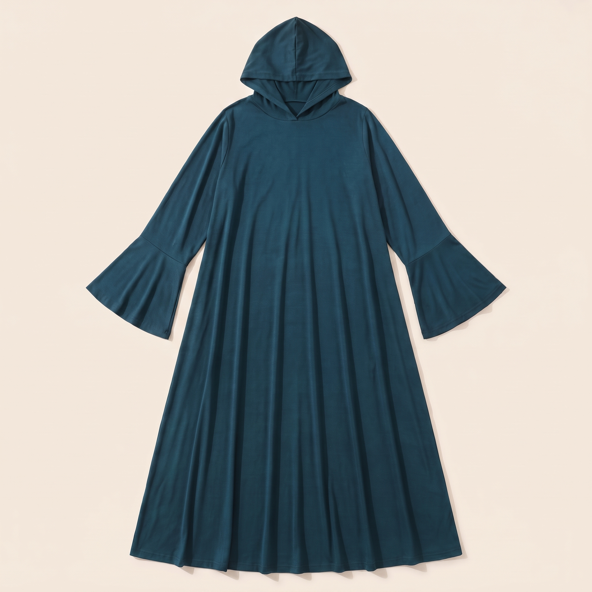 Hooded One-Piece Prayer Dress – Teal