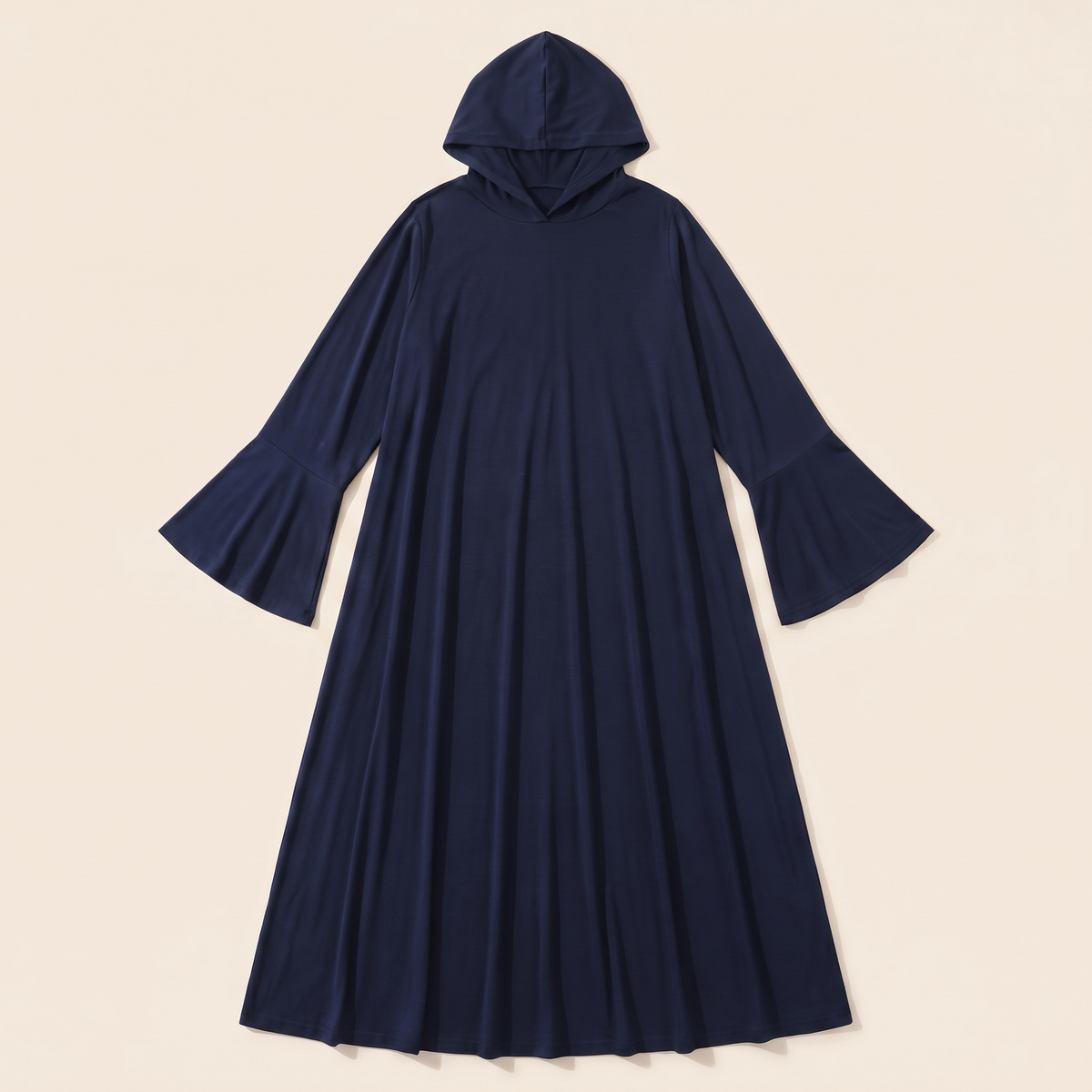 Hooded One-Piece Prayer Dress – Navy