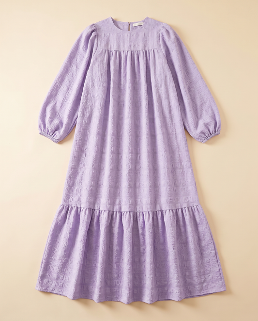 Loose-Fit Everyday Abaya – Lilac
