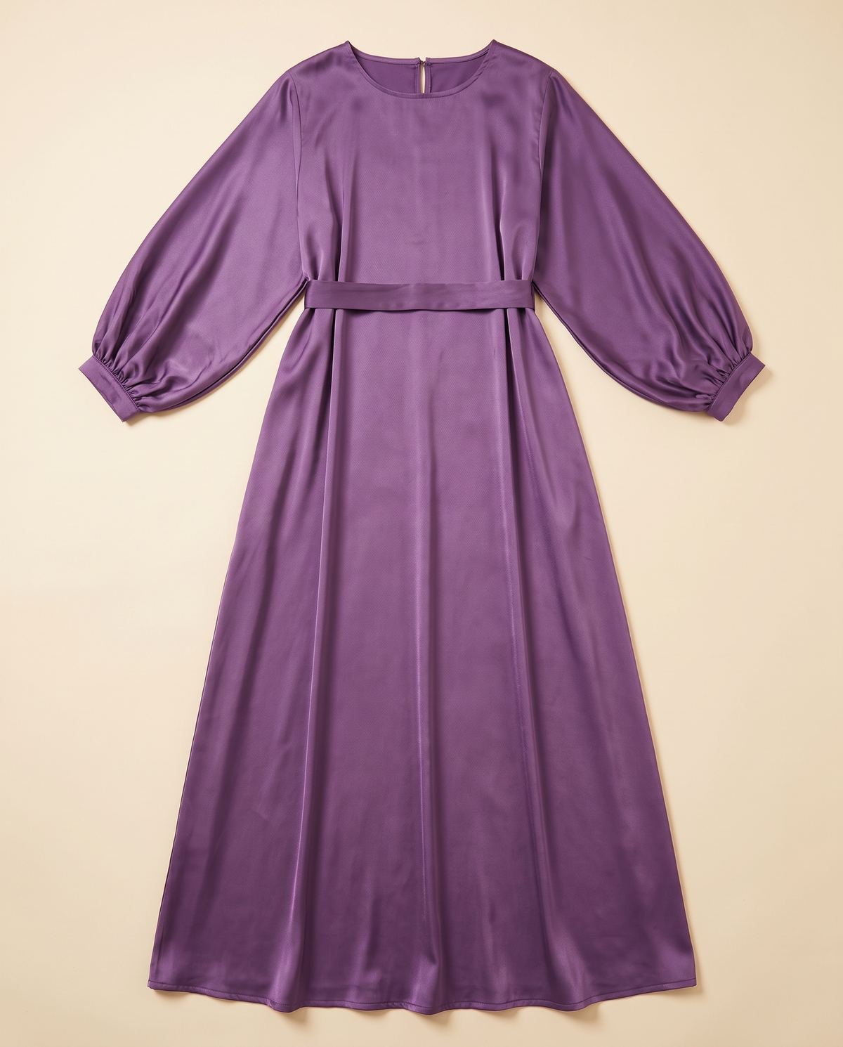 Loose Pull-On Abaya for Everyday – Purple