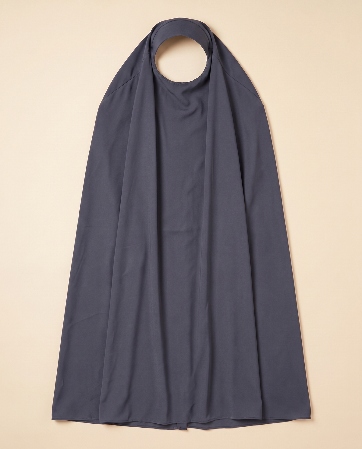 Long Khimar Overhead Prayer Scarf – Charcoal