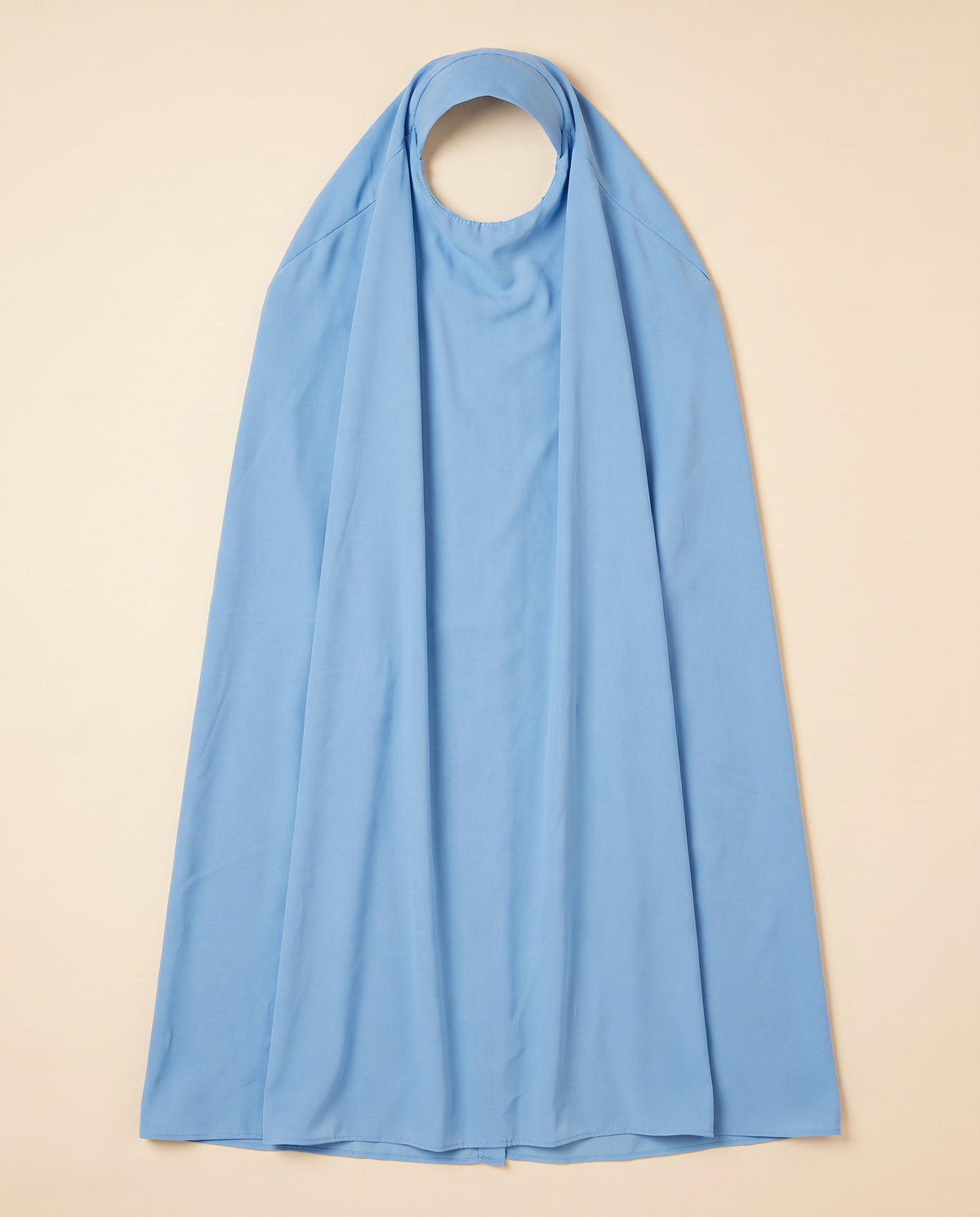 Long Khimar Overhead Prayer Scarf – Light Blue