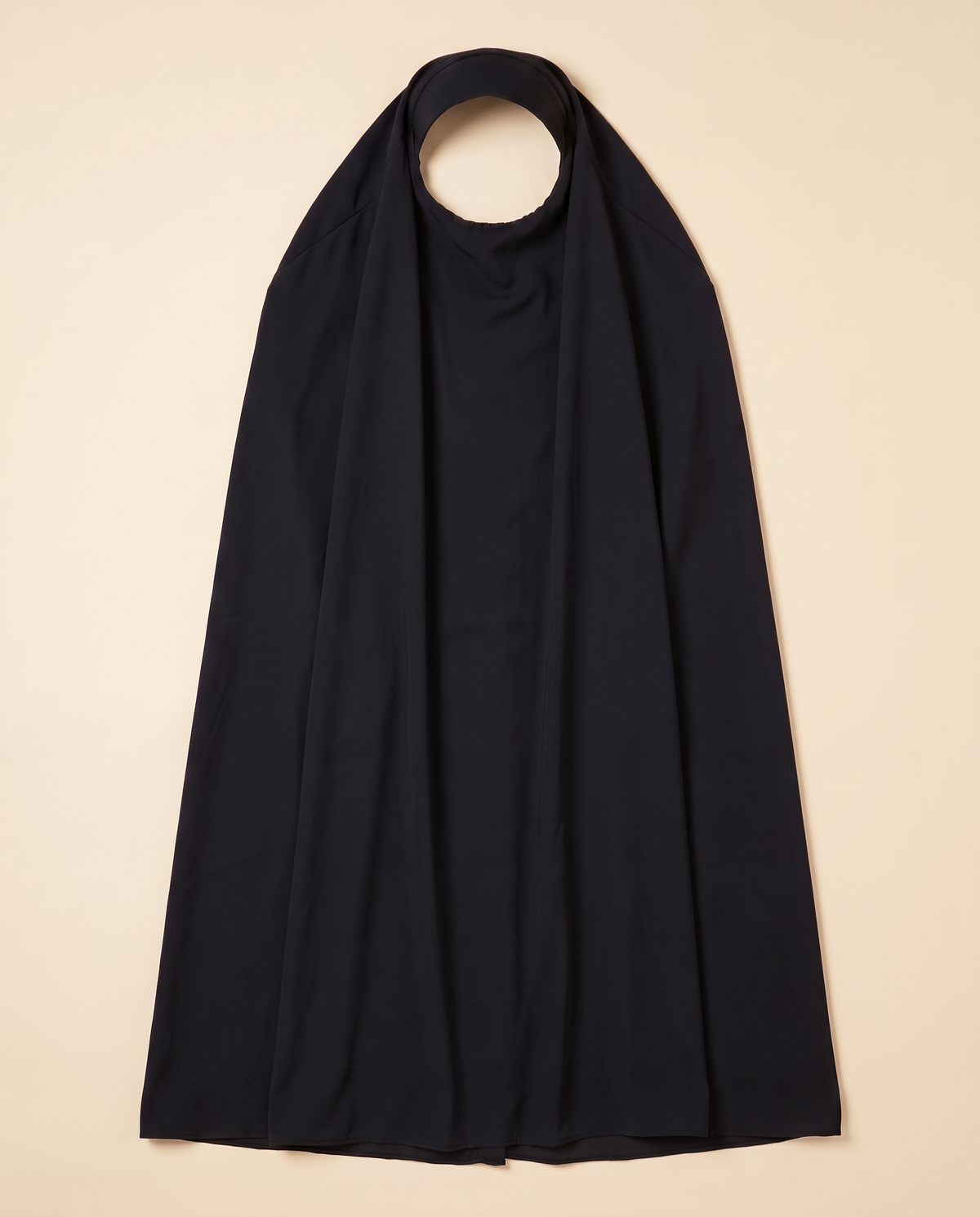 Long Khimar Overhead Prayer Scarf – Black