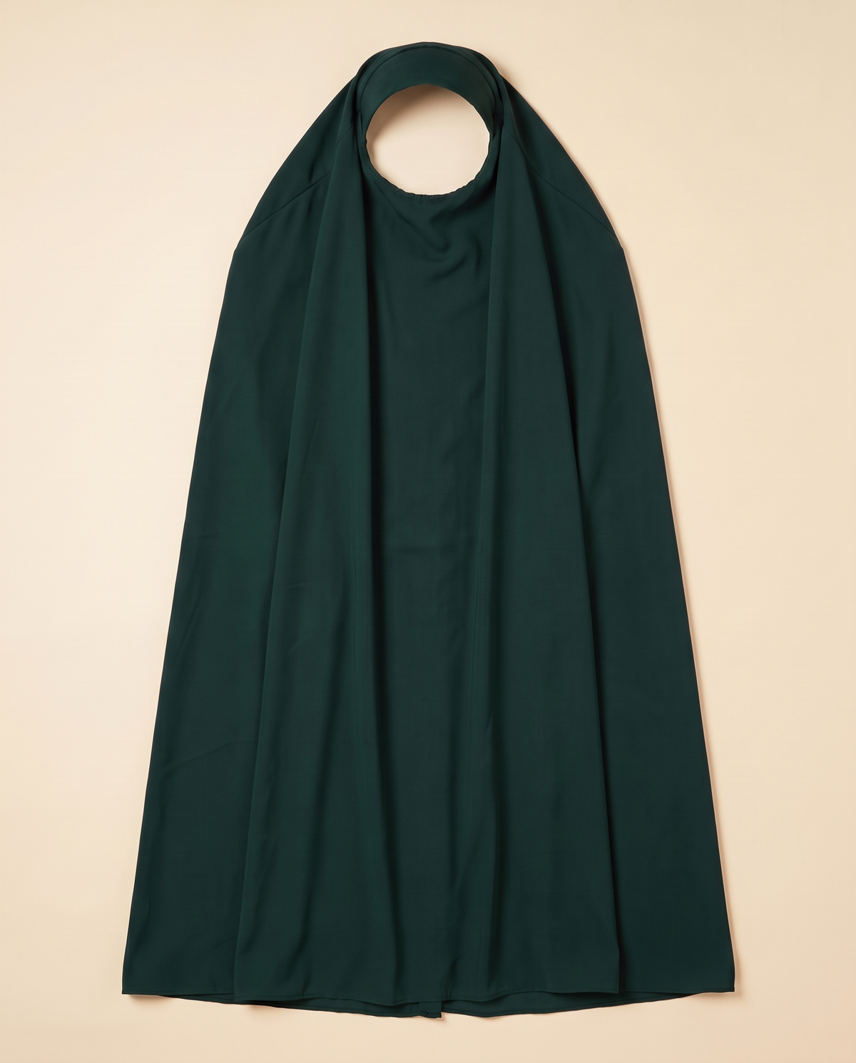 Long Khimar Overhead Prayer Scarf – Dark Green