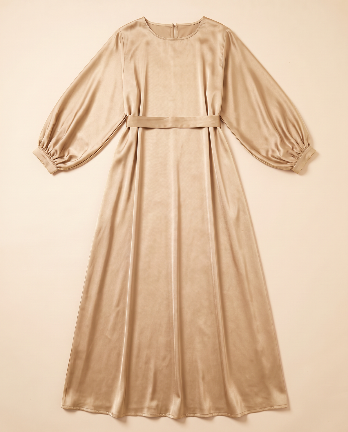 Loose Pull-On Abaya for Everyday – Champagne