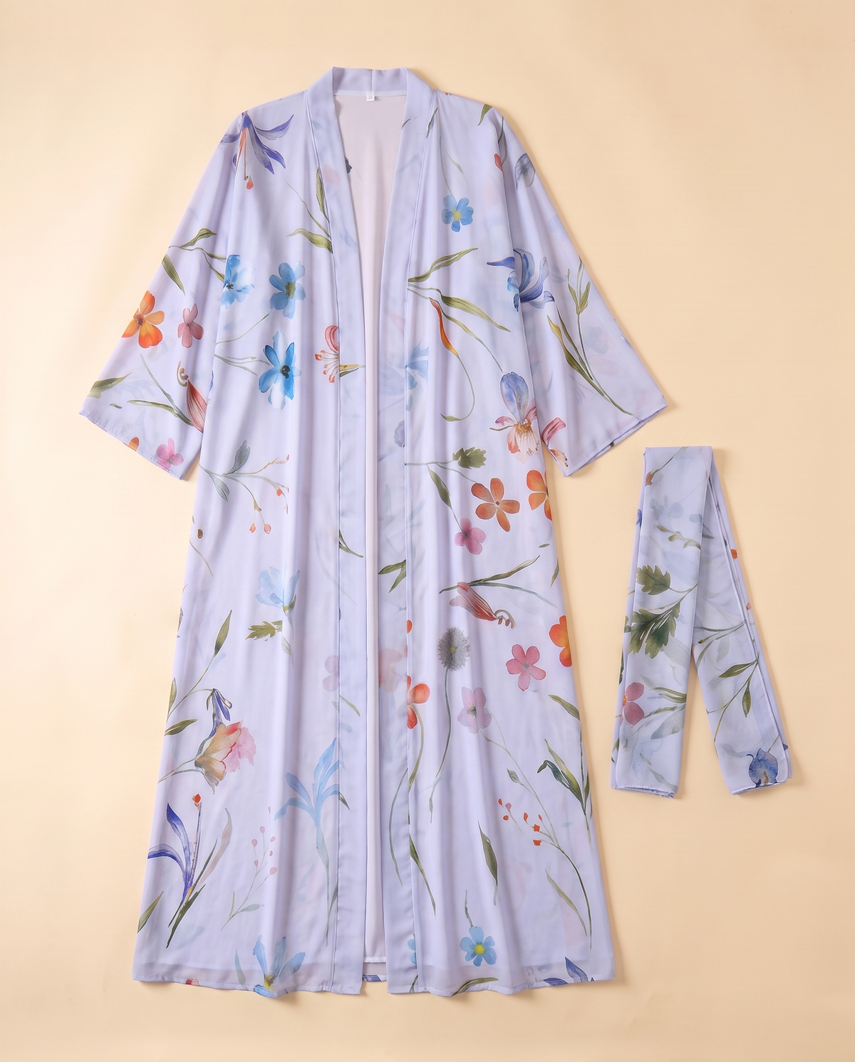 Mona Embroidered Festive Abaya – Lilac