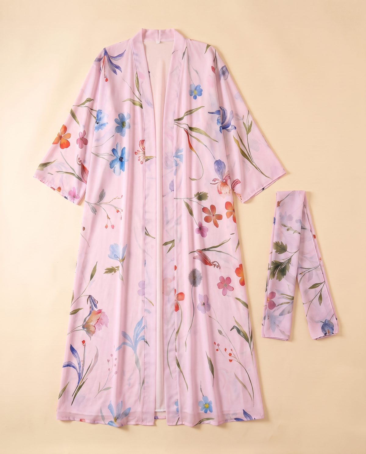 Mona Embroidered Festive Abaya – Pink
