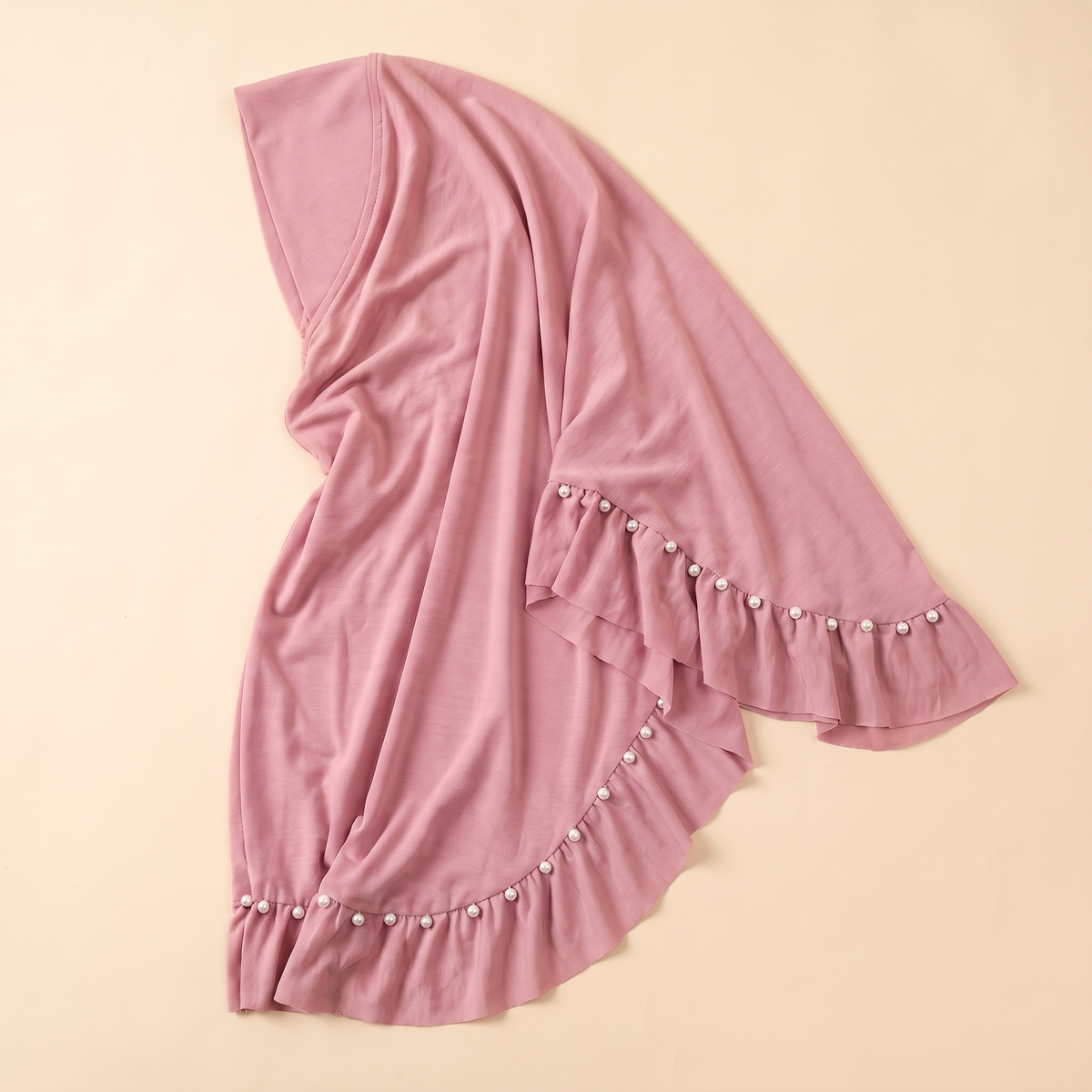 Loulou Pearl Instant Hijab – Dusty Pink