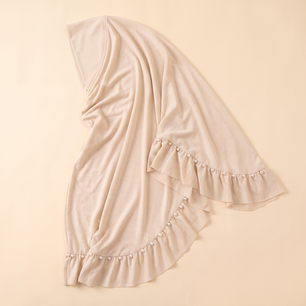 Loulou Pearl Instant Hijab – Cream