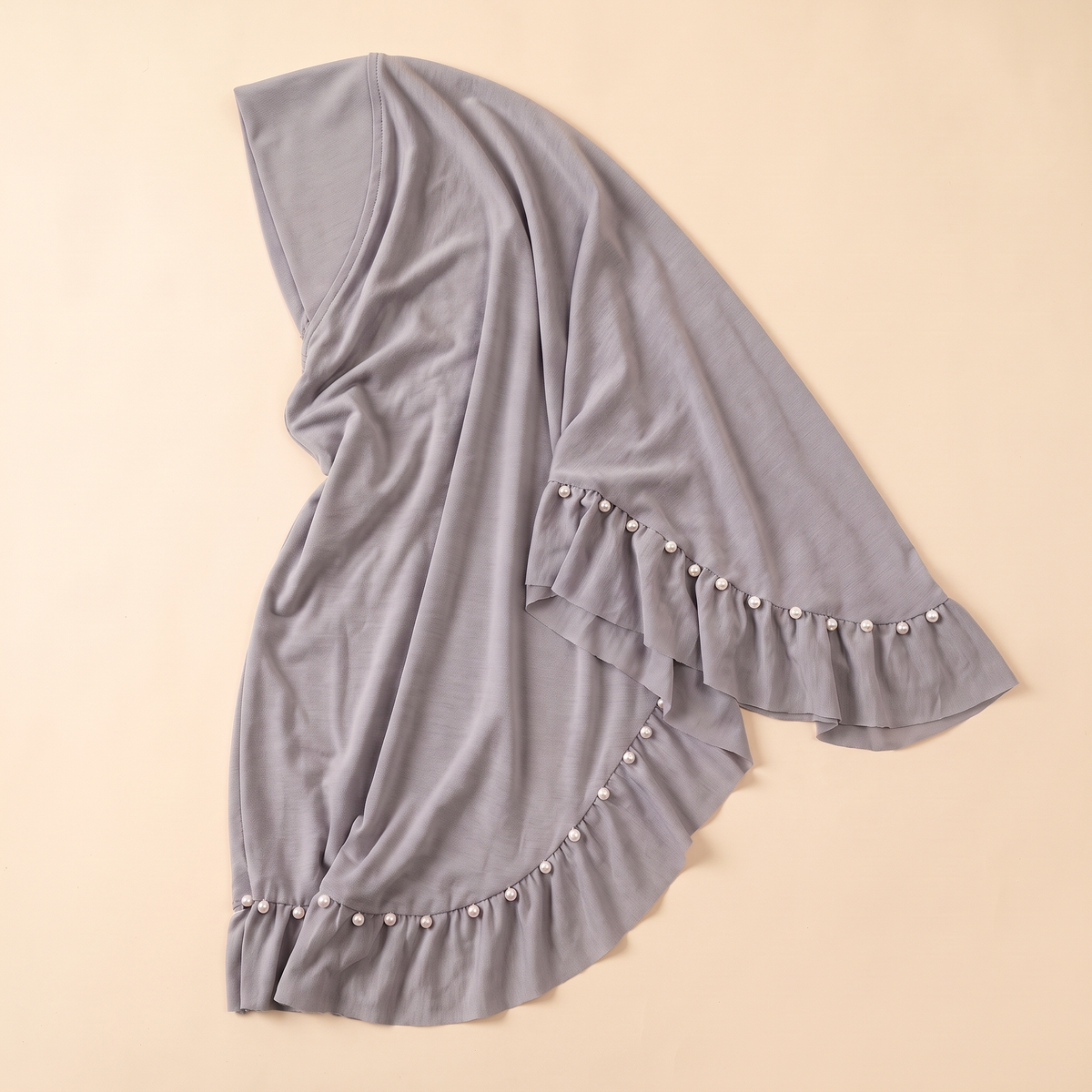 Loulou Pearl Instant Hijab – Grey