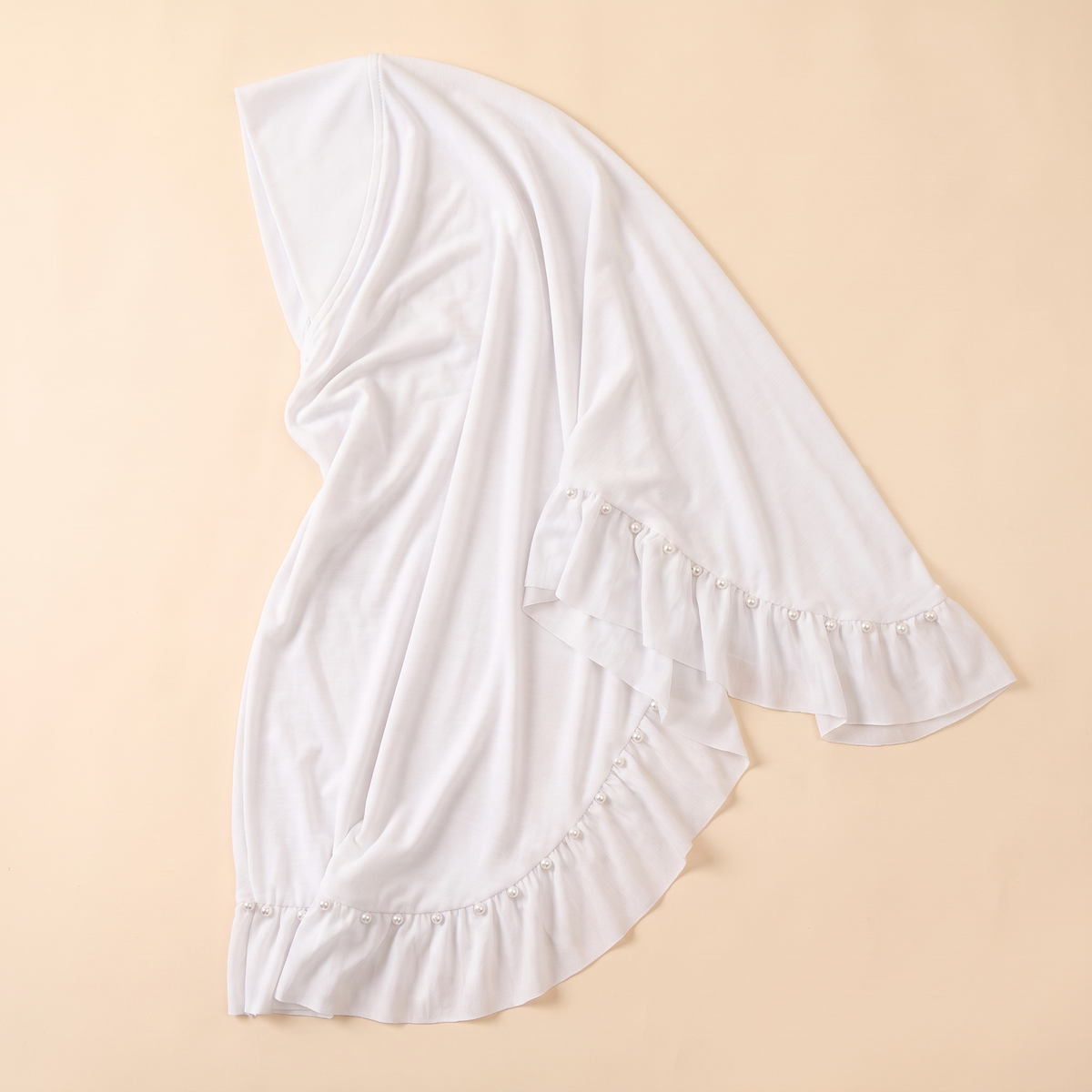 Loulou Pearl Instant Hijab – White