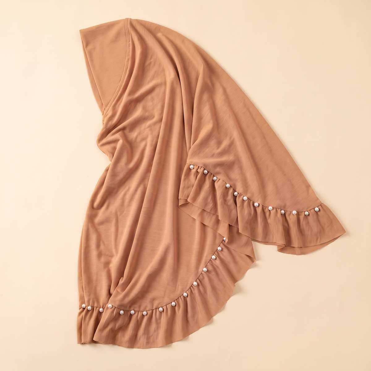 Loulou Pearl Instant Hijab – Caramel