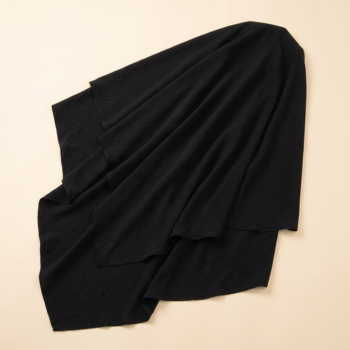 One-Piece Long Khimar for Prayer – Black