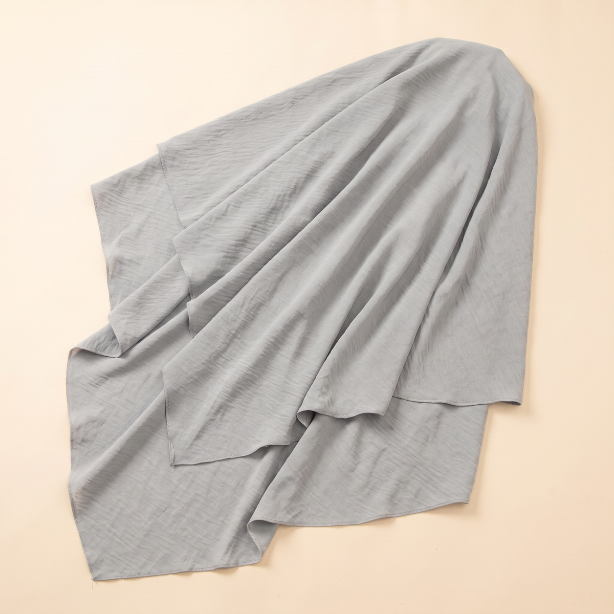 One-Piece Long Khimar for Prayer – Light Grey