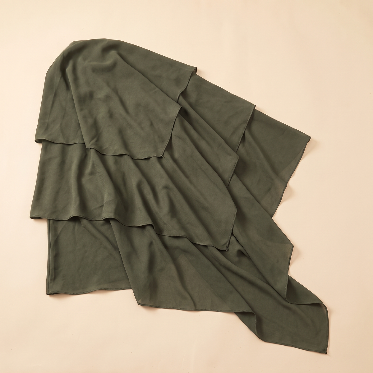 Overhead Khimar Prayer Scarf – Olive Green