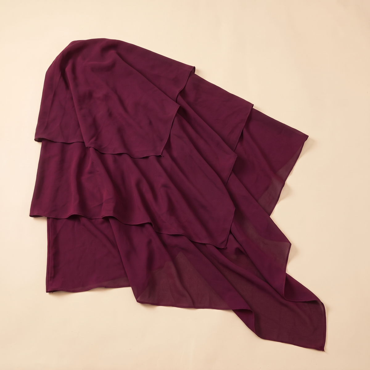 Overhead Khimar Prayer Scarf – Wine Red