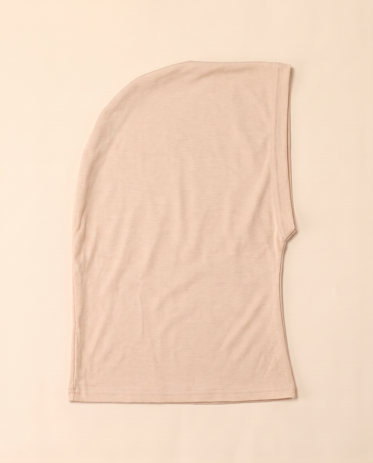 Stretch jersey ninja underscarf in Beige, flat