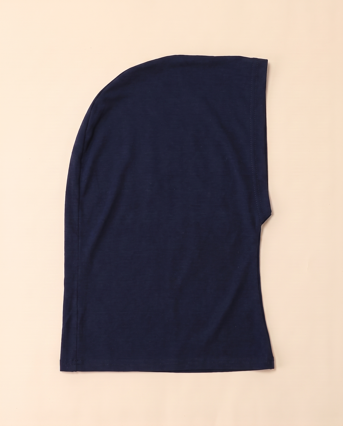 Stretch jersey ninja underscarf in Navy, flat