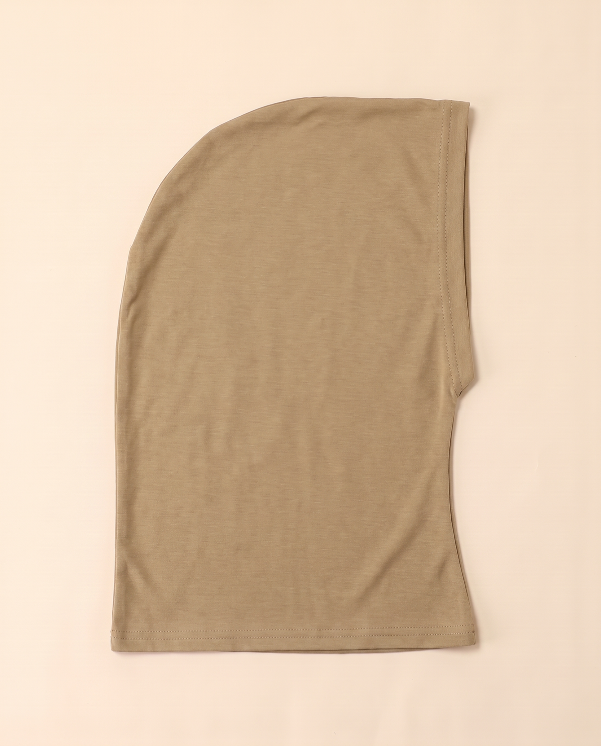 Stretch jersey ninja underscarf in Khaki, flat